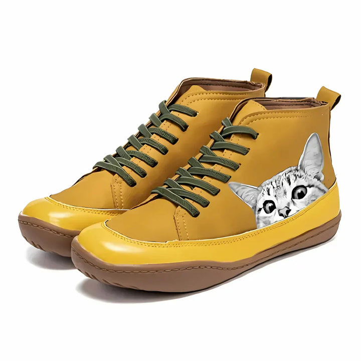 Savrani™ | Leather Boots for Cat Lovers