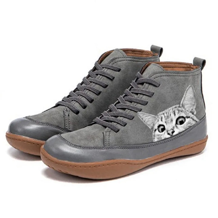Savrani™ | Leather Boots for Cat Lovers