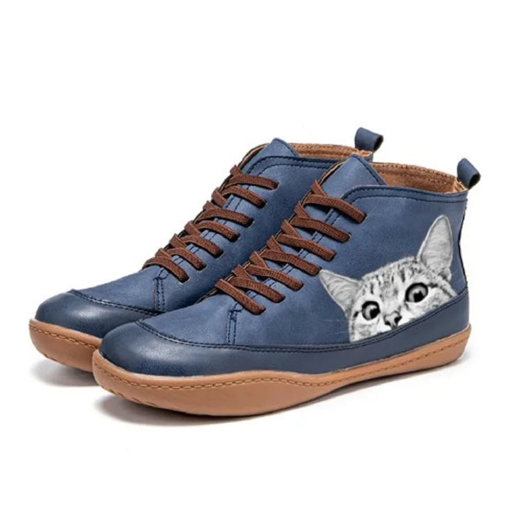 Savrani™ | Leather Boots for Cat Lovers