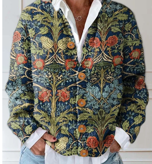 Rachel | Vintage Floral Cardigan Sweater (kopie)